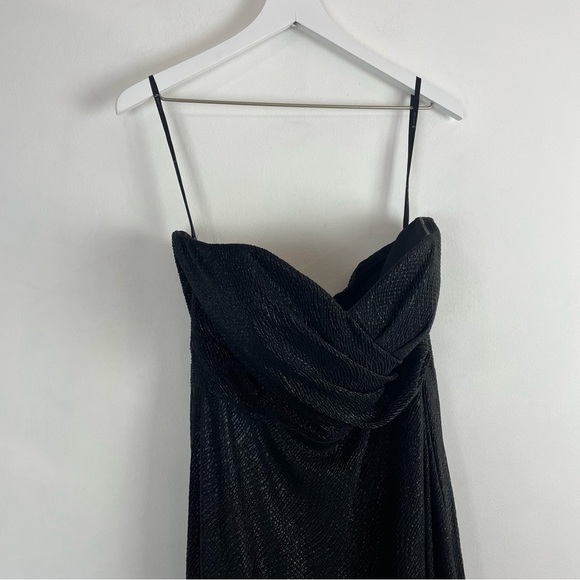 Jenny Roo Sparkly Dress Maxi Dress Off Shoulder Dress Style JY526 Size 10 NEW - Picture 3 of 12